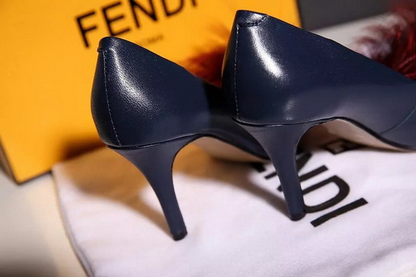 Fendi Shallow mouth kitten heel Shoes Women--002